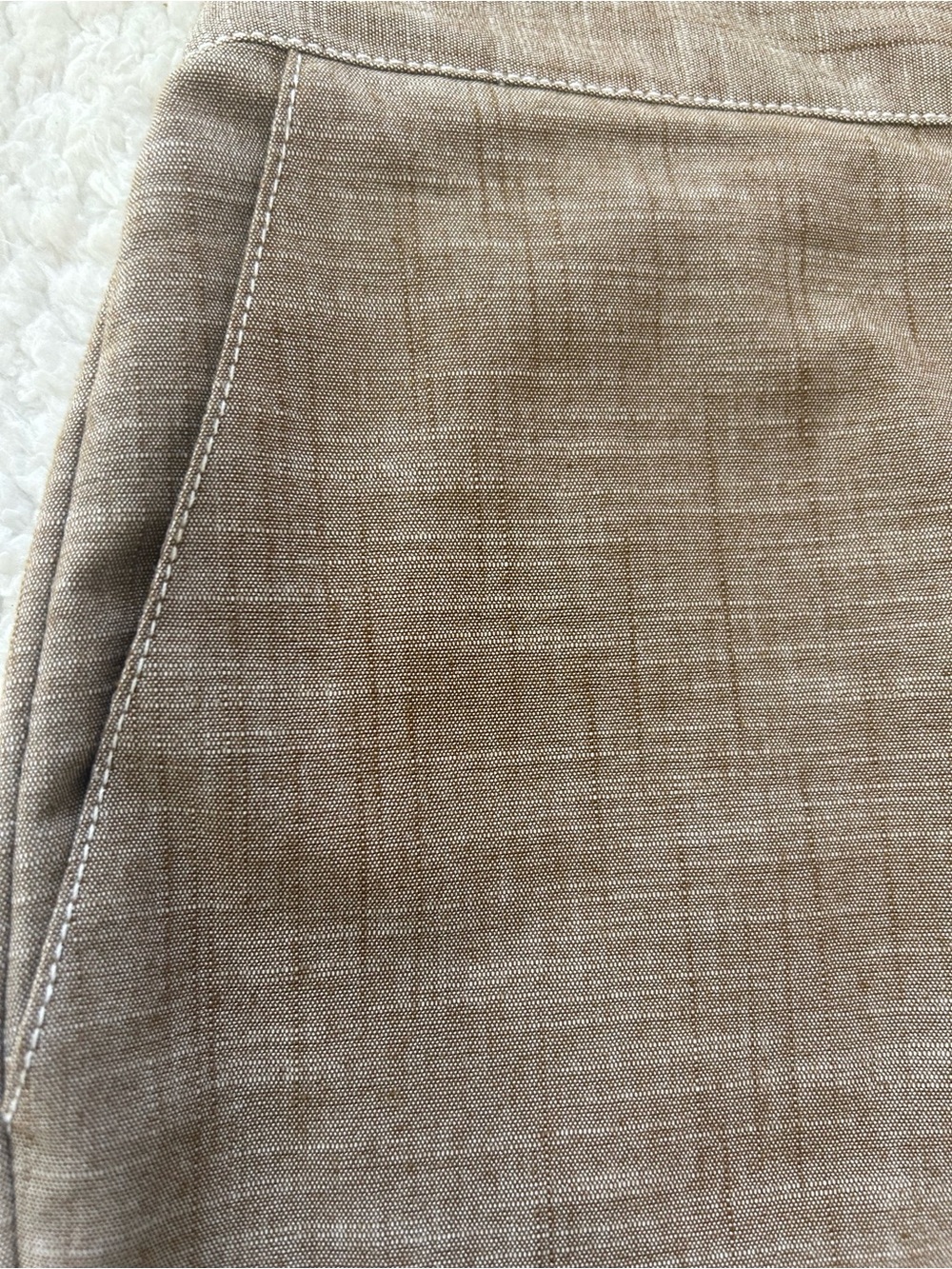 Alfred Dunner Taupe Elastic-Waist Wide Leg Pants - Picture 2 of 6